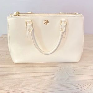 Tory Burch Robinson Double Zip Tote Crossbody